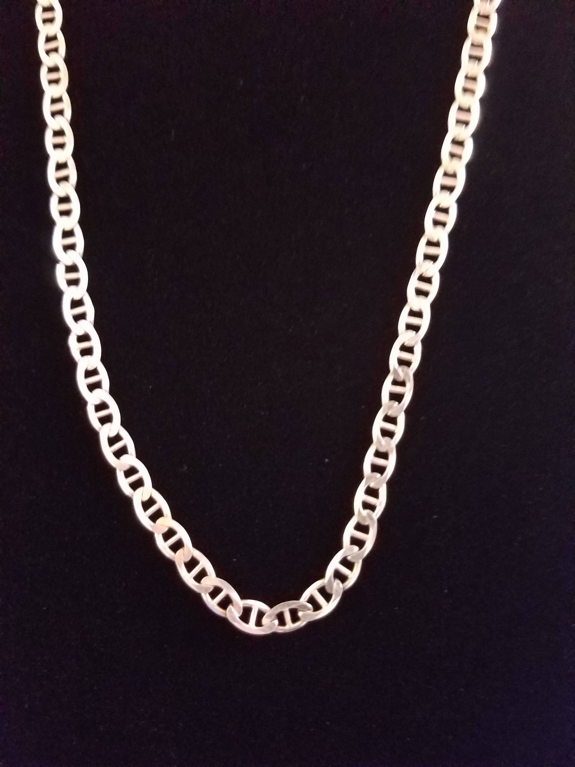C025 Ankerkette Sterling Halskette - Vintage C025 Ankerkette Sterling Halskette - Vintage von JewelryByMissCarly