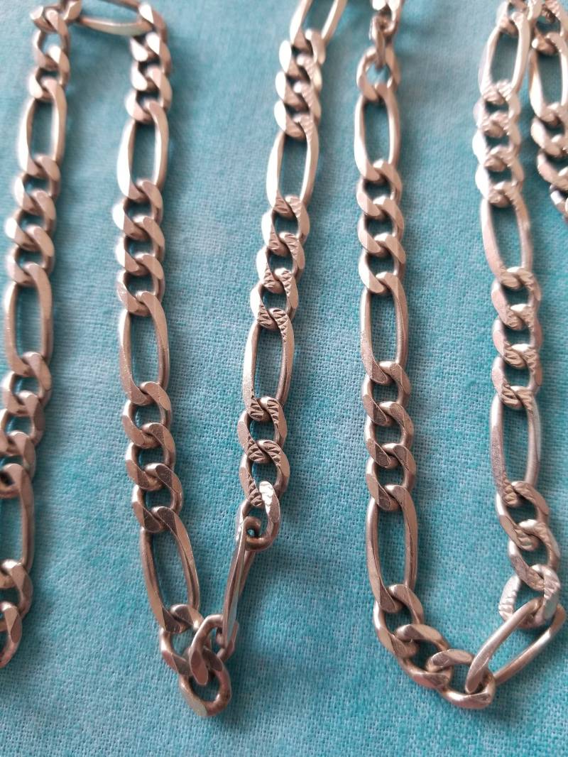 C044 Figaro Kette Sterling Silber C044 Figaro Kette Sterling Silber von JewelryByMissCarly