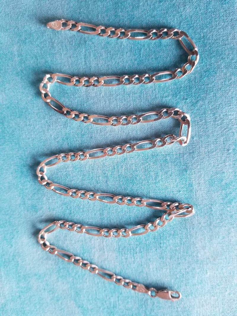 C091 Figaro Sterling Silber Kette - Vintage C091 Figaro Sterling Silber Kette - Vintage von JewelryByMissCarly