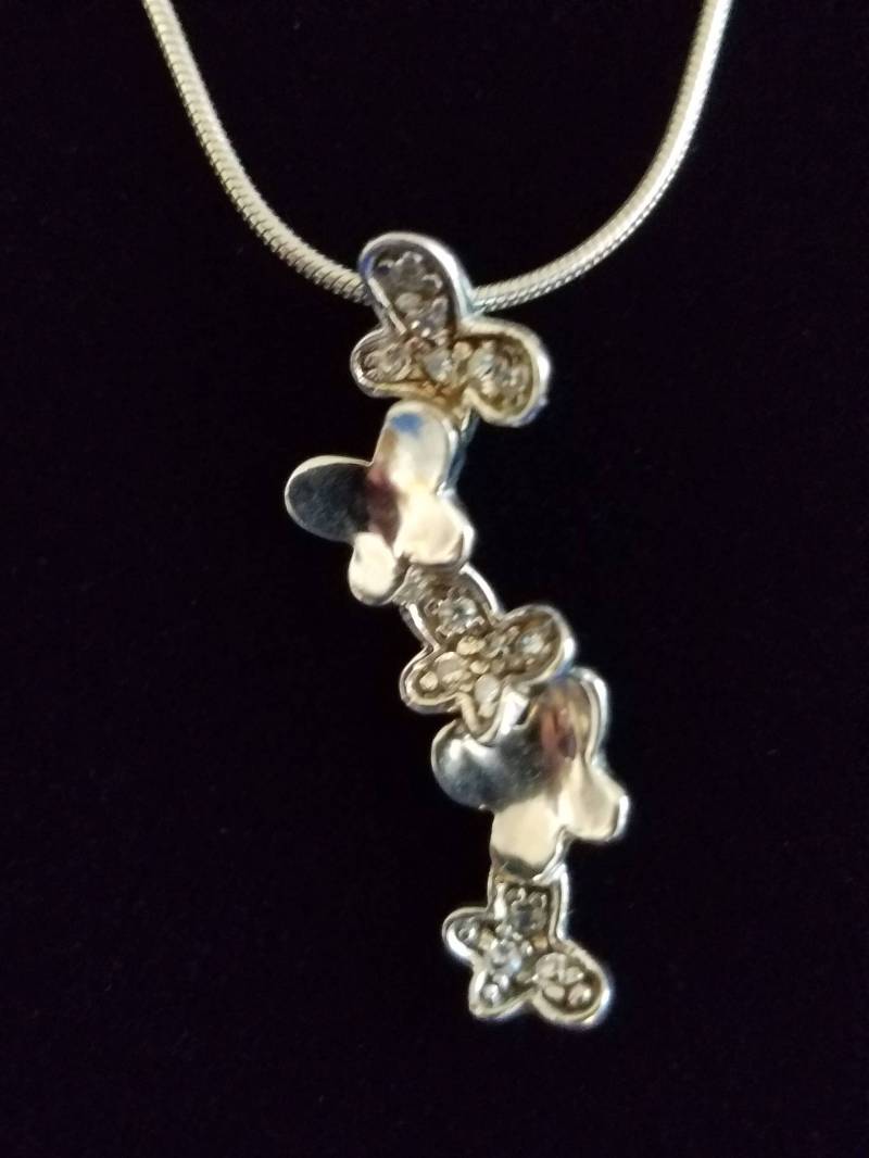 Cp010 Schmetterling Slide in Sterling Silber Mit Halskette - Vintage Cp010 Schmetterling Slide in Sterling Silber Mit Halskette - Vintage von JewelryByMissCarly