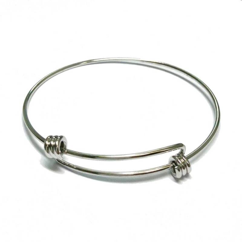 2 Edelstahl Armreifen - 60mm Durchmesser 1, 6mm Metallstärke Größenverstellbar Diy Armreif Schmuck Zubehör 2 Edelstahl Armreifen - 60mm Durchmesser 1, 6mm Metallstärke Größenverstellbar Diy Armreif Schmuck Zubehör von JewelryDesignersBtq
