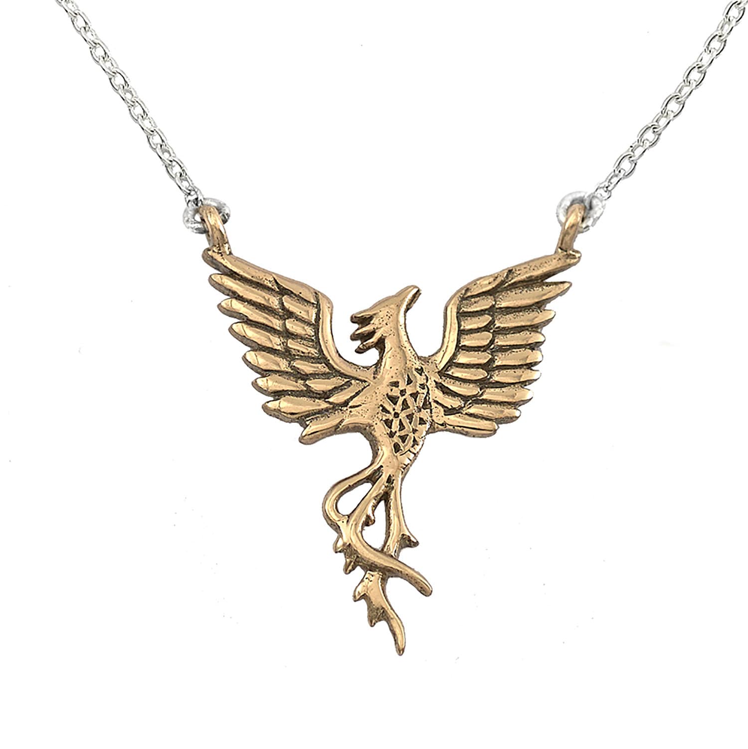 Aufstieg Stark | Phoenix Mini Halskette in Bronze Aufstieg Stark | Phoenix Mini Halskette in Bronze von JewelryEvolutionShop
