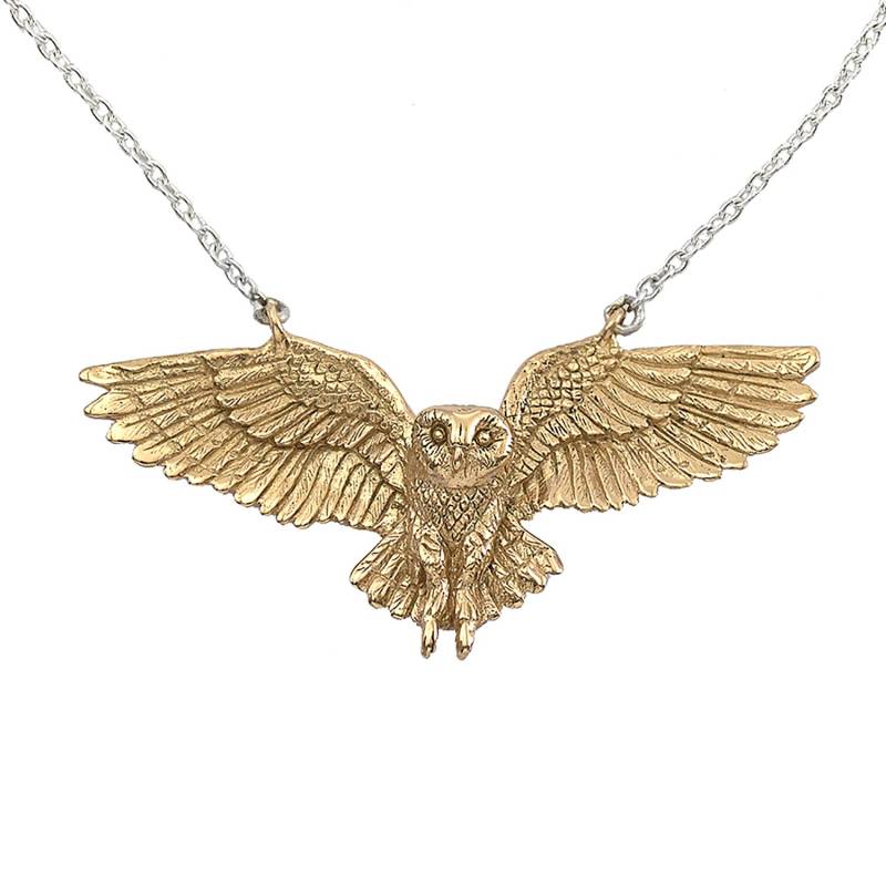 Eulen Halskette in Bronze Für Wahrheit Und Weisheit Eulen Halskette in Bronze Für Wahrheit Und Weisheit von JewelryEvolutionShop