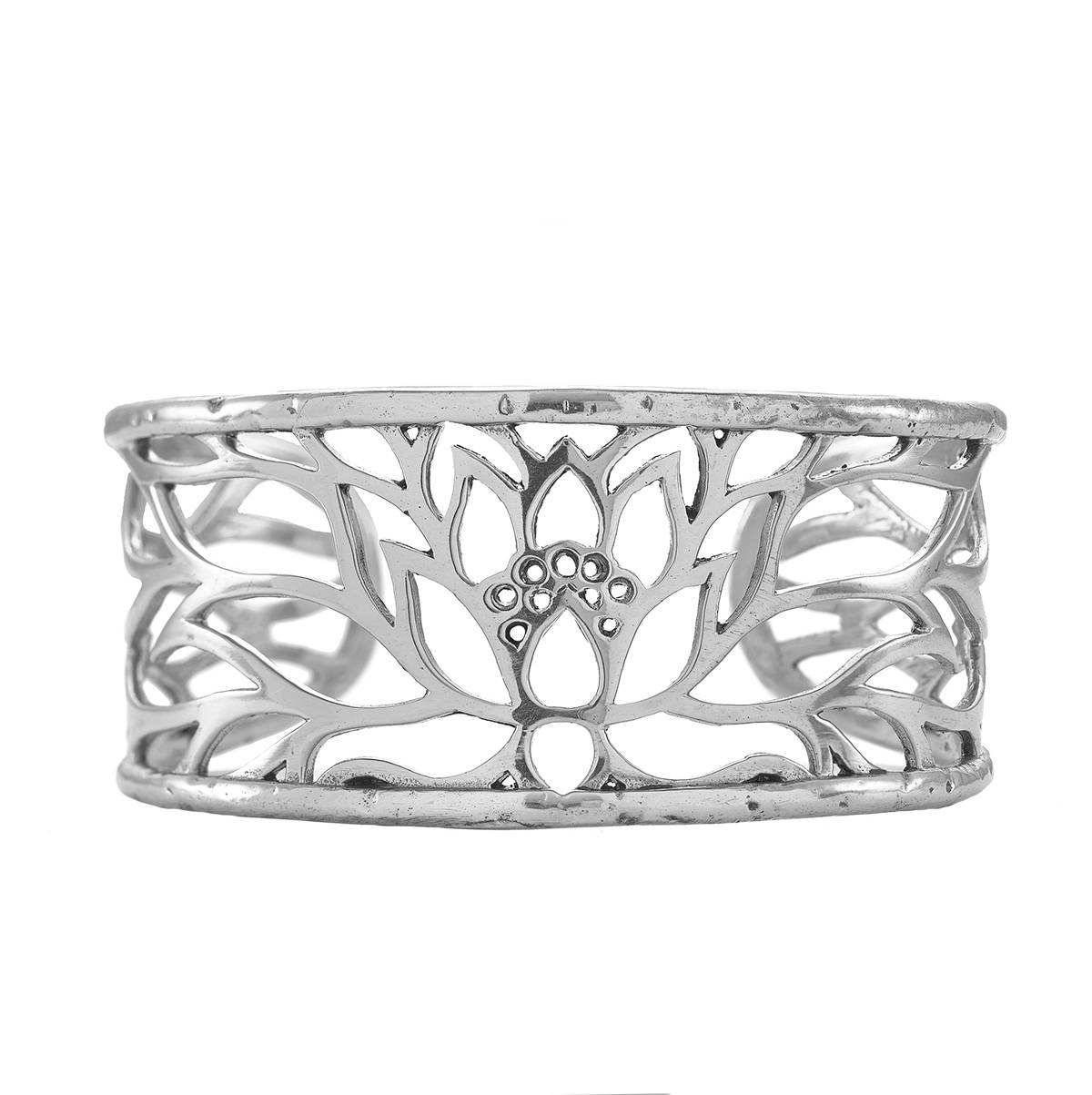 Friede Findet | Sterling Silber Lotus Blume Manschette Armband Friede Findet | Sterling Silber Lotus Blume Manschette Armband von JewelryEvolutionShop