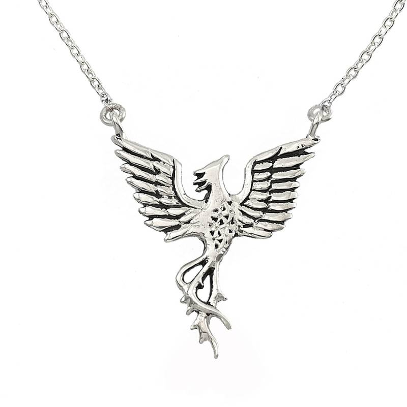 Rise Strong | Phoenix Mini Halskette in Sterling Silber von JewelryEvolutionShop
