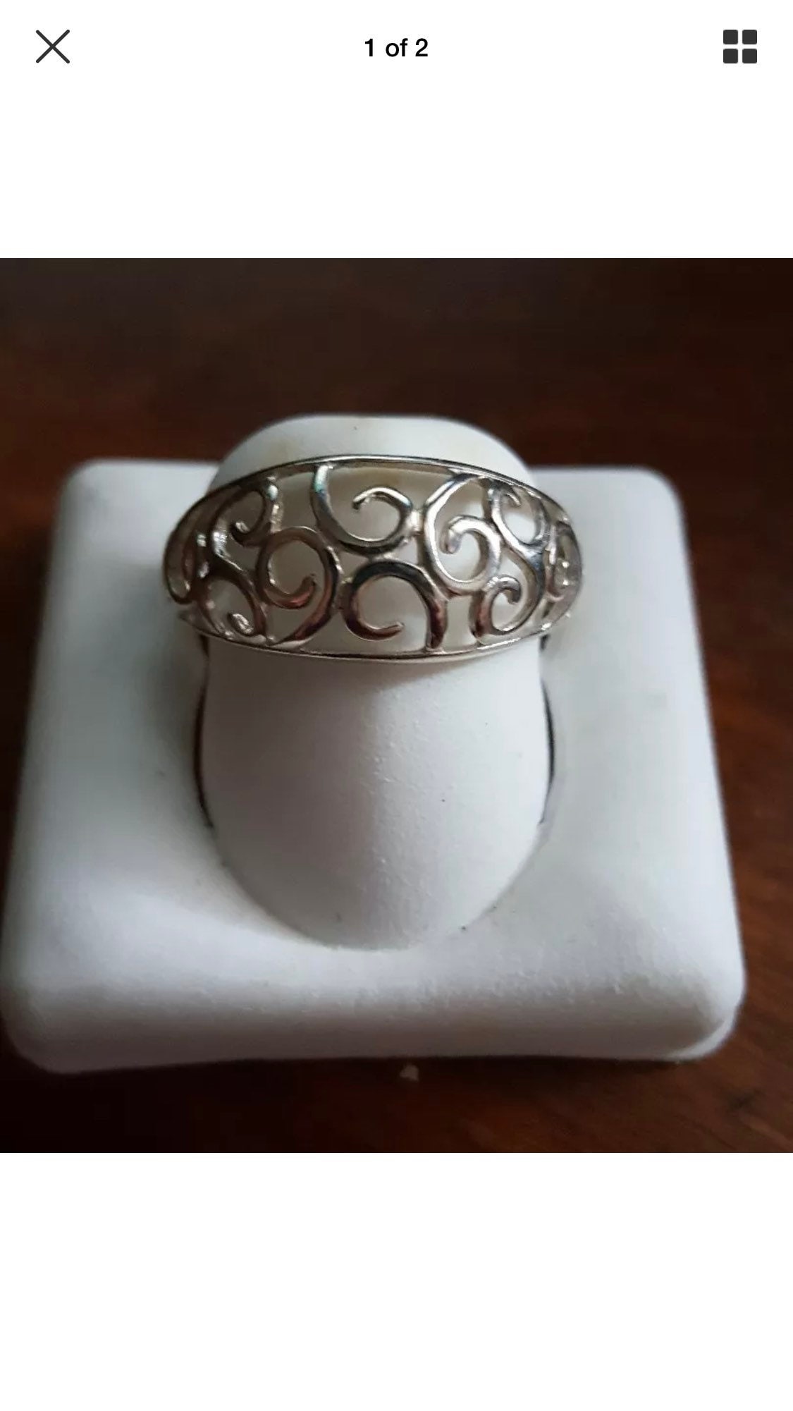 sterling Silber 10 Mm Dom Bandring 925 Gv Sz sterling Silber 10 Mm Dom Bandring 925 Gv Sz von JewelryGaloreGifts