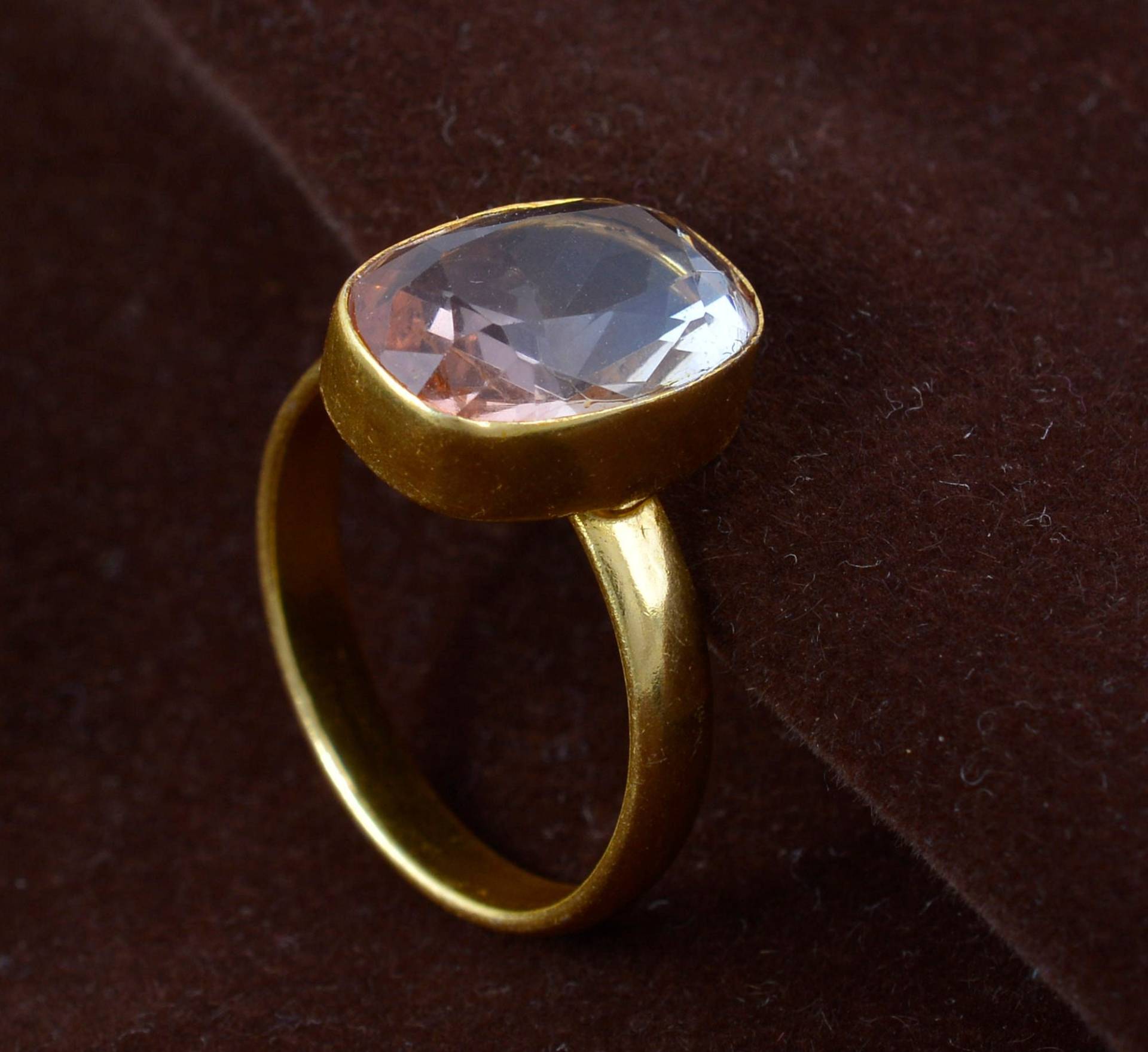 Natürlicher Citrin Ring, Boho Edelstein Handgemachter Männer & Frauen Geschenk Für Sie, Versprechen Ring von JewelryIndiaArt