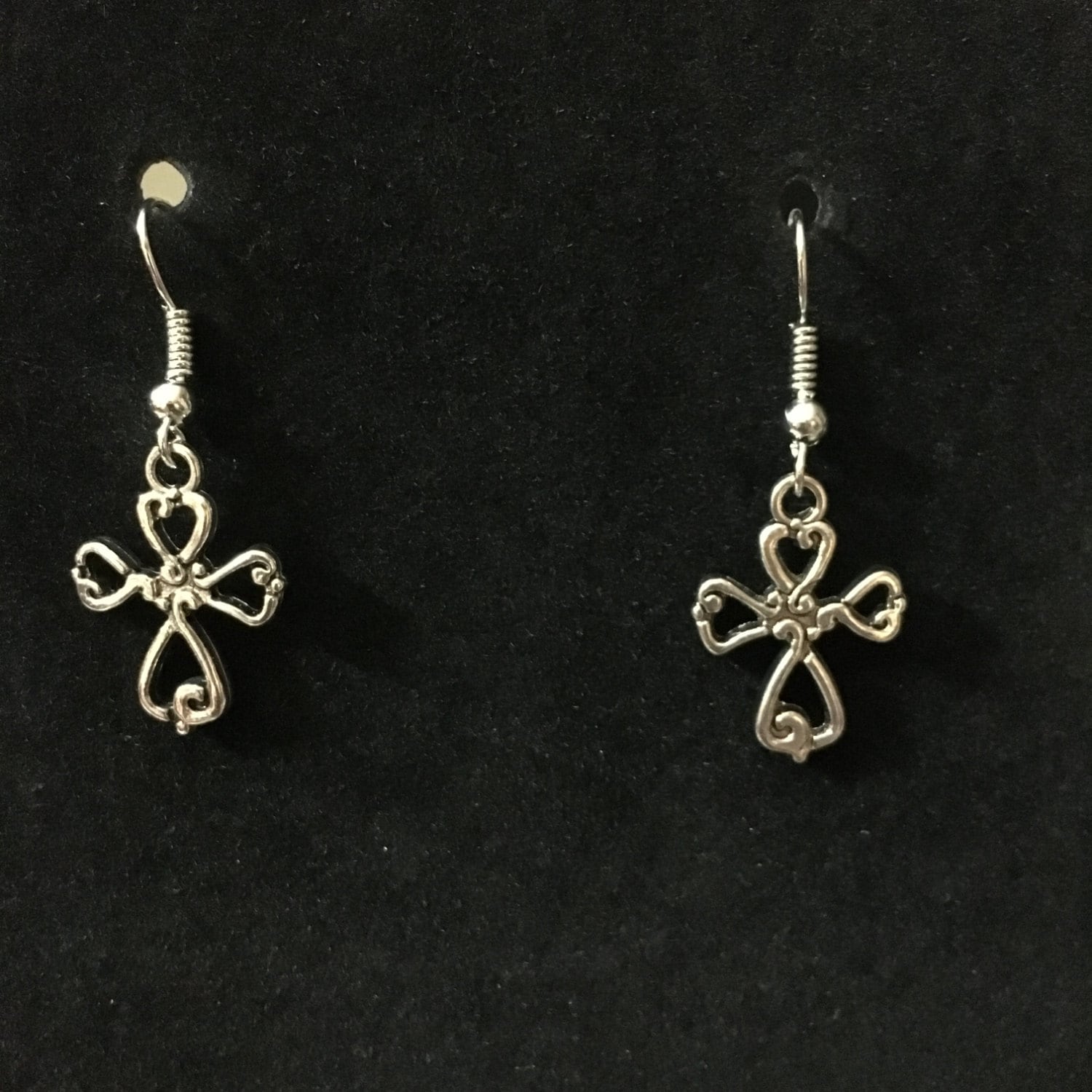 Silber Kreuz Ohrringe von JewelryJourneybyLisa