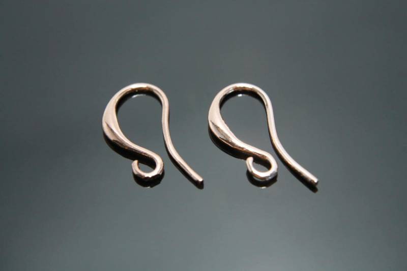 Ohrringhaken, E8-P5, 10 Stück | 5 Paare, 17x8mm, Rose Vergoldet Messing, Schmuck Komponente, Ohrring Machen Ohrringhaken, E8-P5, 10 Stück | 5 Paare, 17x8mm, Rose Vergoldet Messing, Schmuck Komponente, Ohrring Machen von JewelryKorea
