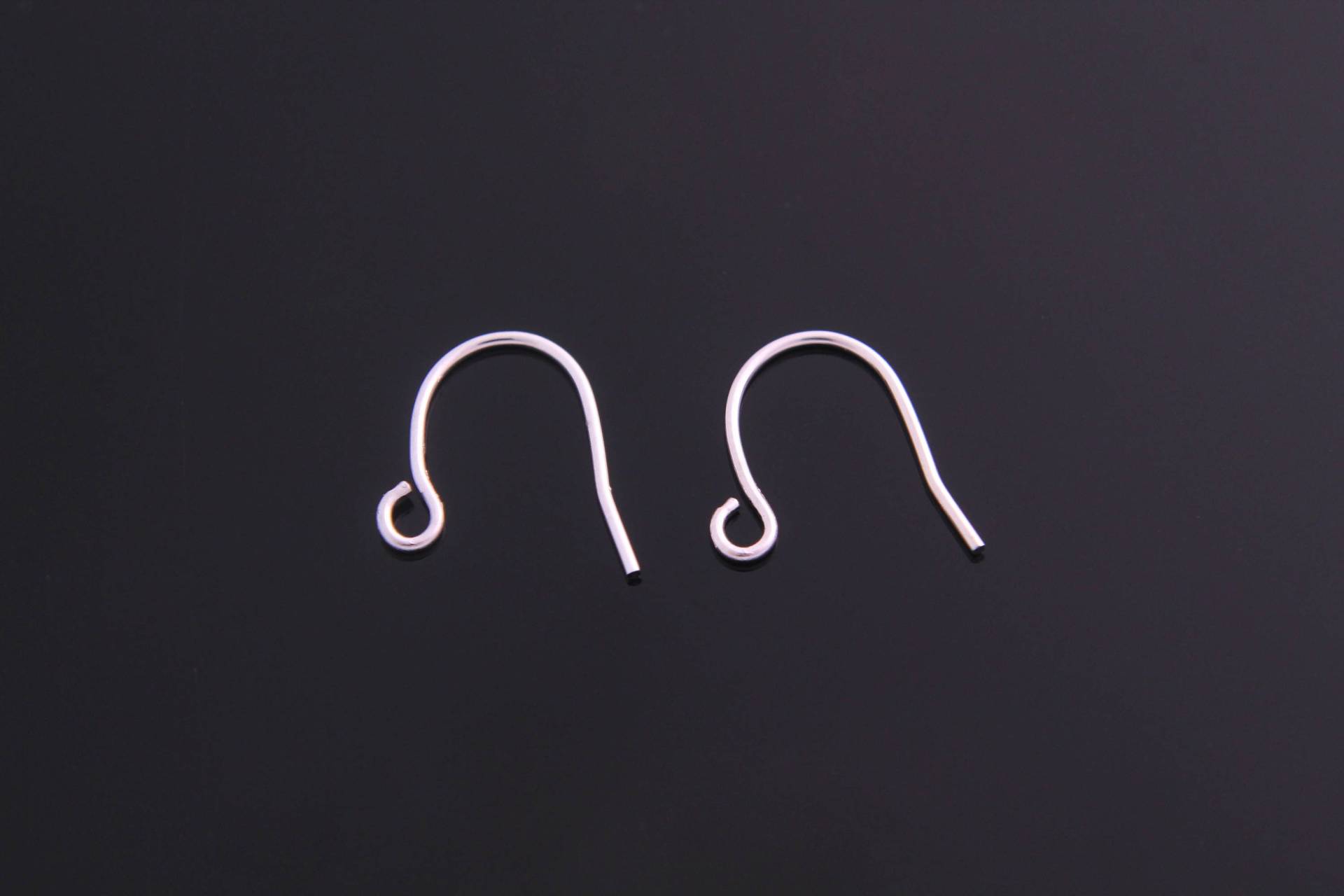 Ohrringhaken, Nickel Frei, E15-R1, 100 Stück, 9x13mm, Babyhaken, Original Rhodium Vergoldet Messing, Ohrring Machen Komponente Ohrringhaken, Nickel Frei, E15-R1, 100 Stück, 9x13mm, Babyhaken, Original Rhodium Vergoldet Messing, Ohrring Machen Komponente von JewelryKorea