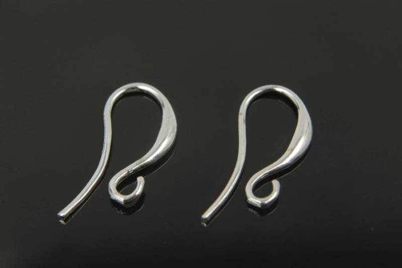 Ohrringhaken, Nickelfrei, E8-R5, 10 Stück | 5 Paare, 17x8mm, Original Rhodiniertes Messing, Schmuckkomponente, Ohrringherstellungskomponente Ohrringhaken, Nickelfrei, E8-R5, 10 Stück | 5 Paare, 17x8mm, Original Rhodiniertes Messing, Schmuckkomponente, Ohrringherstellungskomponente von JewelryKorea