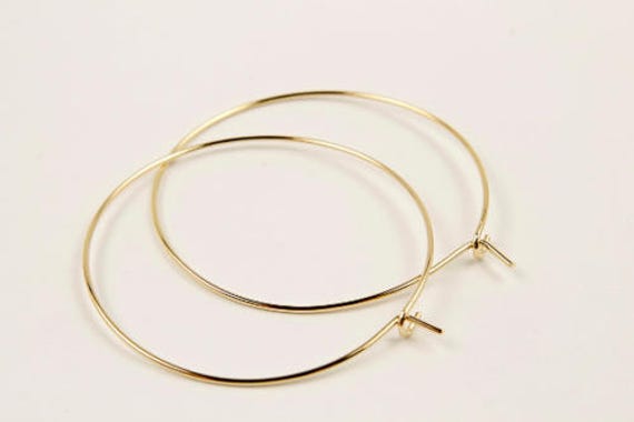 Ohrringherstellung Creolen, E4-G1, Nickelfrei, 20 Stück | 10 Paare, 0, 7x40 Mm, Runde 16K Vergoldetes Messing, Minimalist Ohrringe Perlen Ohrringherstellung Creolen, E4-G1, Nickelfrei, 20 Stück | 10 Paare, 0, 7x40 Mm, Runde 16K Vergoldetes Messing, Minimalist Ohrringe Perlen von JewelryKorea