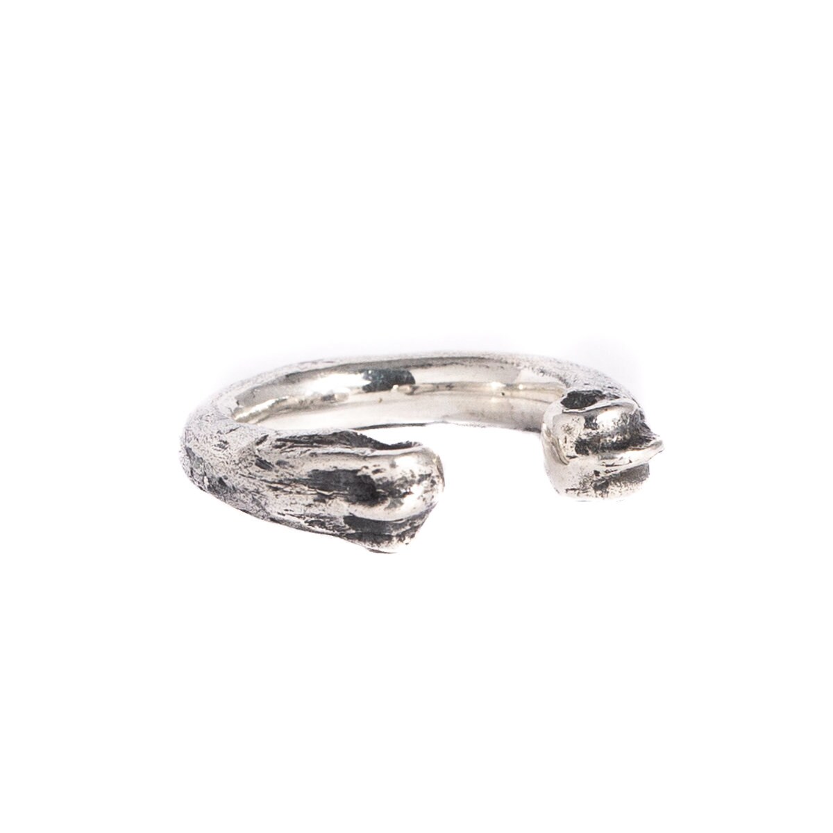 Koyote Knochen Silber Ring, Rustikaler Manschetten Strukturierter Robuster Statement Unisex Handgemacht Schmuck, Geburtstagsgeschenk Koyote Knochen Silber Ring, Rustikaler Manschetten Strukturierter Robuster Statement Unisex Handgemacht Schmuck, Geburtstagsgeschenk von JewelryLabBali
