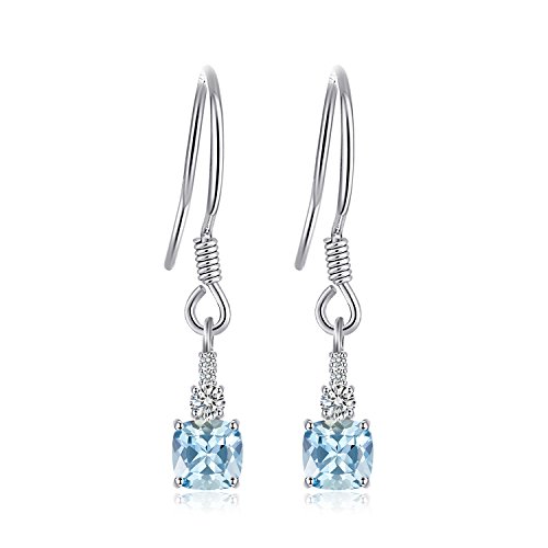 JewelryPalace Kissenschliff 1.5ct Echt Natur Blau Topas Ohrhänger Silber 925 Damen, Blautopas Schmuck Set, Ohrringe Silber Quadrat Edelstein Mädchen, Modeschmuck Ohrringe mit Stein Frauen Geschenk JewelryPalace Kissenschliff 1.5ct Echt Natur Blau Topas Ohrhänger Silber 925 Damen, Blautopas Schmuck Set, Ohrringe Silber Quadrat Edelstein Mädchen, Modeschmuck Ohrringe mit Stein Frauen Geschenk von JewelryPalace