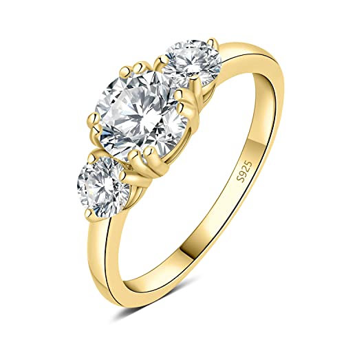 JewelryPalace Klassisch Rund 1.4ct Zirkonia Solitär Promise Ring Damen, Schmuck Set, Verlobungsring Damenring Silber 925 mit Stein für Frauen, Simulierte Diamant Jubiläum Eheringe Vergoldet 49 JewelryPalace Klassisch Rund 1.4ct Zirkonia Solitär Promise Ring Damen, Schmuck Set, Verlobungsring Damenring Silber 925 mit Stein für Frauen, Simulierte Diamant Jubiläum Eheringe Vergoldet 49 von JewelryPalace