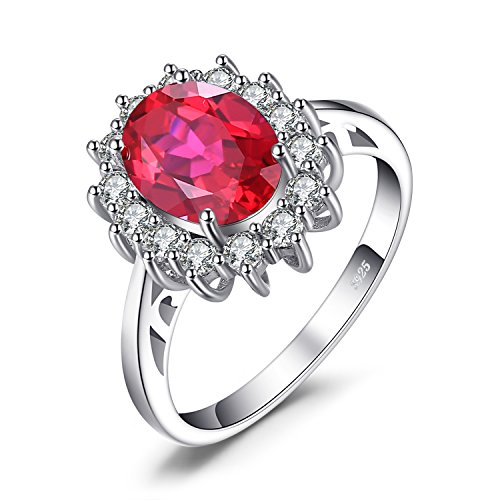 JewelryPalace Prinzessin Diana Kate Middleton 3.2ct Erstellt Rubin, Verlobungsring Eheringe Promise Verlobung Ring Silber 925 Damen, Silberringe Antragsring Ringe, Edelstein Damen Schmuck 63 JewelryPalace Prinzessin Diana Kate Middleton 3.2ct Erstellt Rubin, Verlobungsring Eheringe Promise Verlobung Ring Silber 925 Damen, Silberringe Antragsring Ringe, Edelstein Damen Schmuck 63 von JewelryPalace