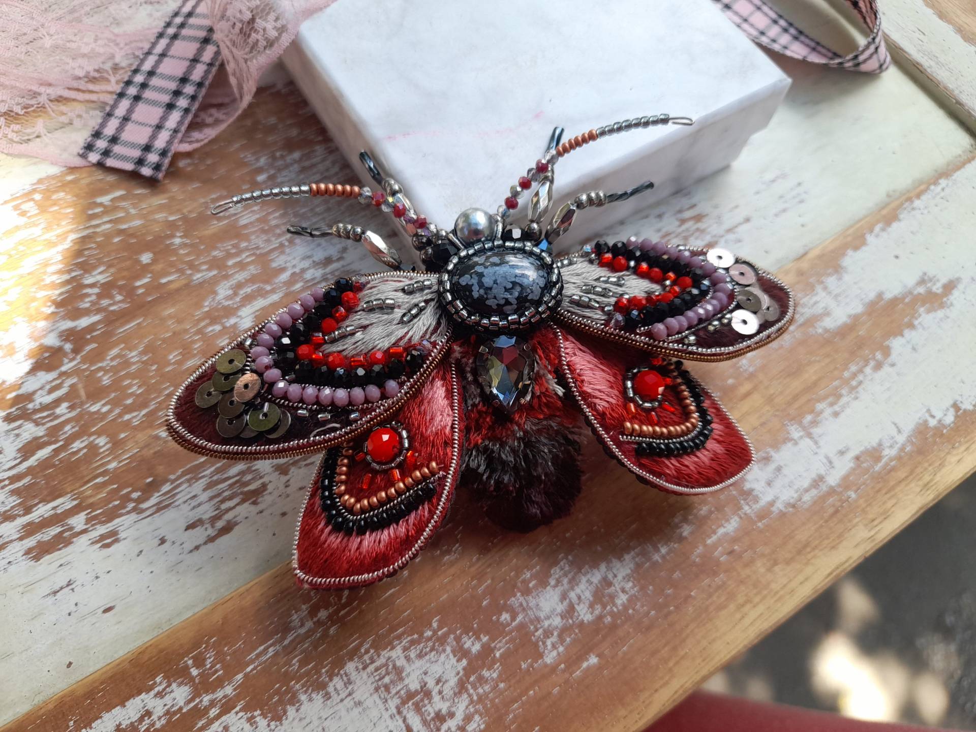 Schmetterling Brosche, Brosche von JewelryRoyalBoutique