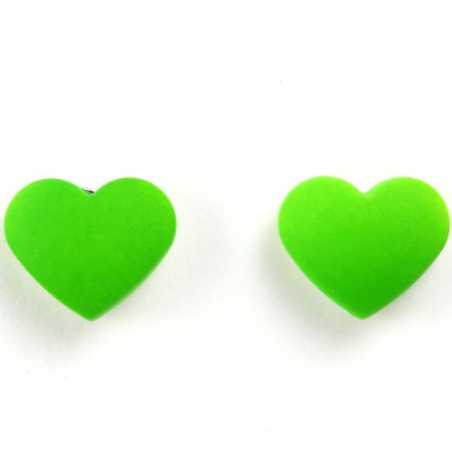 JewelryWe MAGNET Ohrstecker Herz Ohrringe: Grün Herzförmig Magnetische Ohrstecker Neon Fake Plugs MAGNETOHRRINGE Fake Piercing Tunnel Ohrringe Ohne Ohrloch Ohrschmuck für Damen Mädchen von JewelryWe