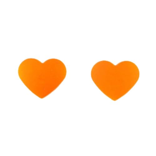 JewelryWe MAGNET Ohrstecker Herz Ohrringe: Orange Herzförmig Magnetische Ohrstecker Neon Fake Plugs MAGNETOHRRINGE Fake Piercing Tunnel Ohrringe Ohne Ohrloch Ohrschmuck für Damen Mädchen JewelryWe MAGNET Ohrstecker Herz Ohrringe: Orange Herzförmig Magnetische Ohrstecker Neon Fake Plugs MAGNETOHRRINGE Fake Piercing Tunnel Ohrringe Ohne Ohrloch Ohrschmuck für Damen Mädchen von JewelryWe