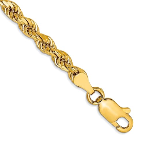 Armband aus 10 Karat Gelbgold, 3,5 mm, halbmassiv, funkelnd, für Damen und Herren, 23 centimeters, Metall, Kein Edelstein Armband aus 10 Karat Gelbgold, 3,5 mm, halbmassiv, funkelnd, für Damen und Herren, 23 centimeters, Metall, Kein Edelstein von JewelryWeb