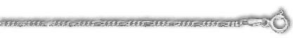 Figarokette aus Sterlingsilber in Silber, Länge wählbar 41 46 51 56 61 76 und verschiedene mm Optionen Figarokette aus Sterlingsilber in Silber, Länge wählbar 41 46 51 56 61 76 und verschiedene mm Optionen von JewelryWeb