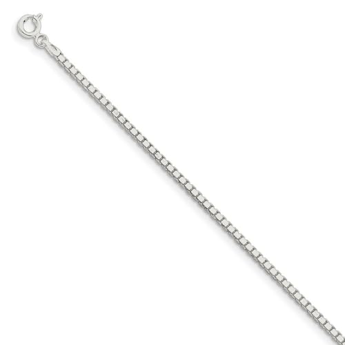 Sterling Silber Panzerkette Armband in Sterling Silber wählbar 23 18 20 0,5 mm 0,6 mm 0,9 mm 1,9 mm 2,5 mm, Metall Sterling-Silber Silber Sterling Silber Panzerkette Armband in Sterling Silber wählbar 23 18 20 0,5 mm 0,6 mm 0,9 mm 1,9 mm 2,5 mm, Metall Sterling-Silber Silber von JewelryWeb