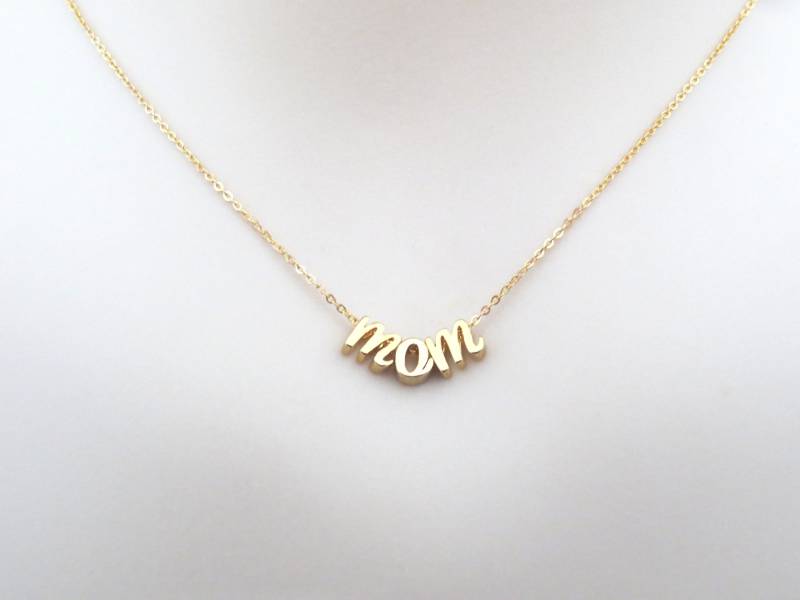 Personalisierter Schmuck Drei Initial Halskette Schreibschrift Dreifach 3 Freundschaft Geschenk von Jewelrybank