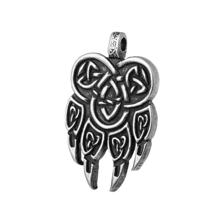 sterling Silber Wolf Pfote Anhänger Wikinger Schmuck sterling Silber Wolf Pfote Anhänger Wikinger Schmuck von JewelrybyAlinaF