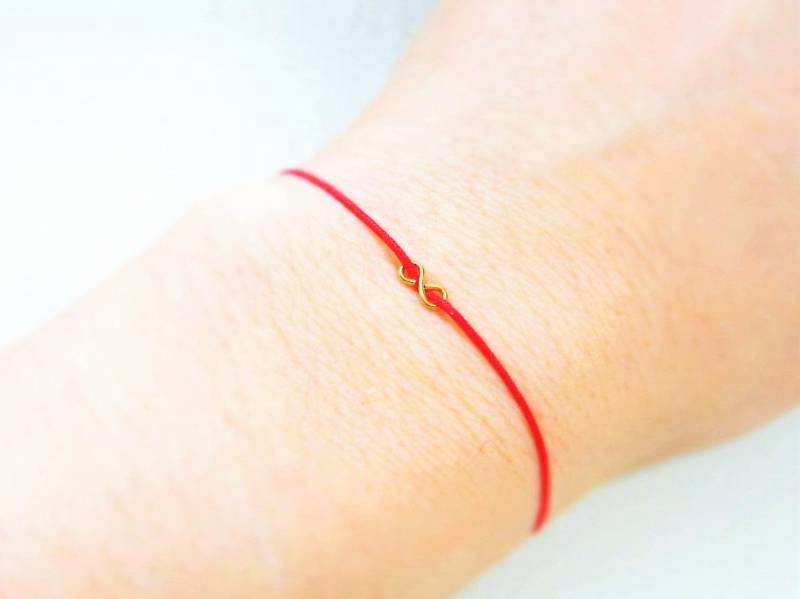 Paare Armband, Infinity Paar Armbänder, Rote Schnur Geschenk Zum 7. Jahrestag, Familien Kabbalah Geschenke Paare Armband, Infinity Paar Armbänder, Rote Schnur Geschenk Zum 7. Jahrestag, Familien Kabbalah Geschenke von JewelrybyAudev