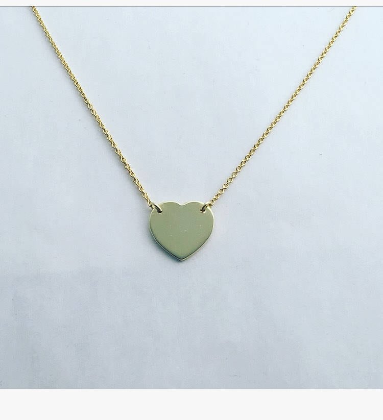 Herz-Halskette, Personalisierte Personalisierten Schmuck Herz-Halskette, Personalisierte Personalisierten Schmuck von JewelrybyJSuhei
