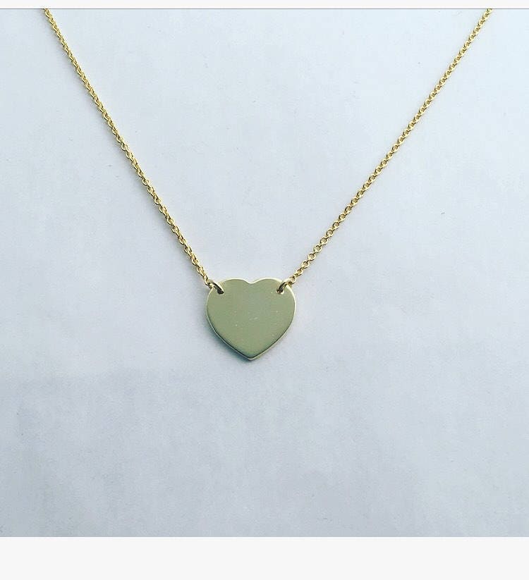 Herz-Halskette, Personalisierte Personalisierten Schmuck Herz-Halskette, Personalisierte Personalisierten Schmuck von JewelrybyJSuhei