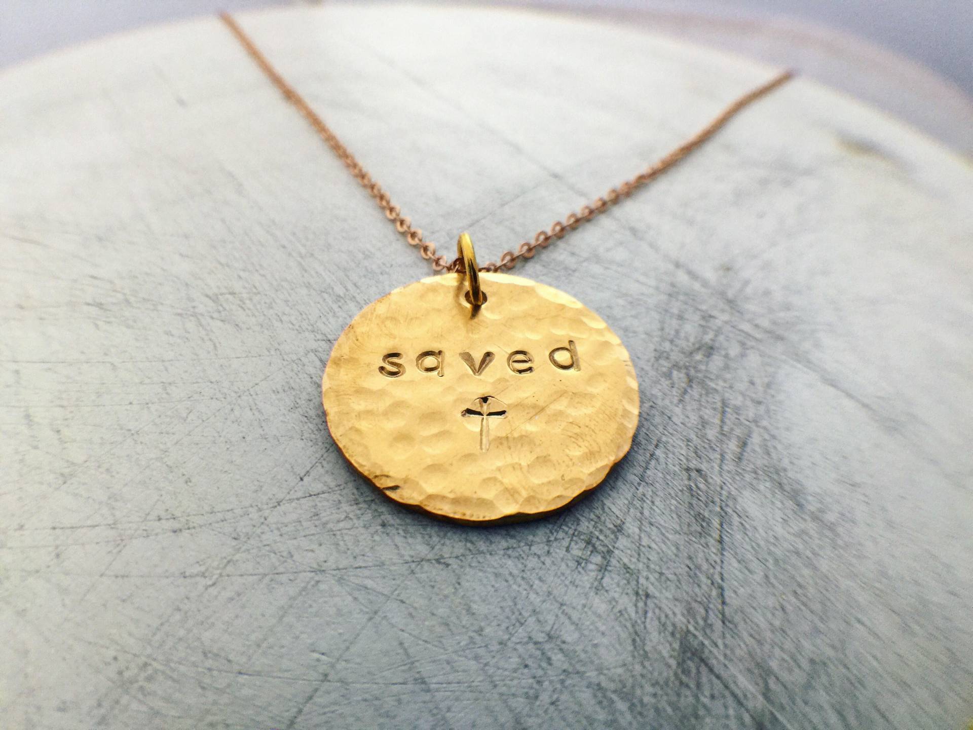 Goldkette "Saved" Goldkette "Saved" von JewelrybyJillyBean