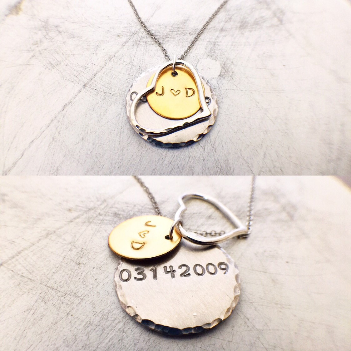 Unser Tag Halskette Unser Tag Halskette von JewelrybyJillyBean
