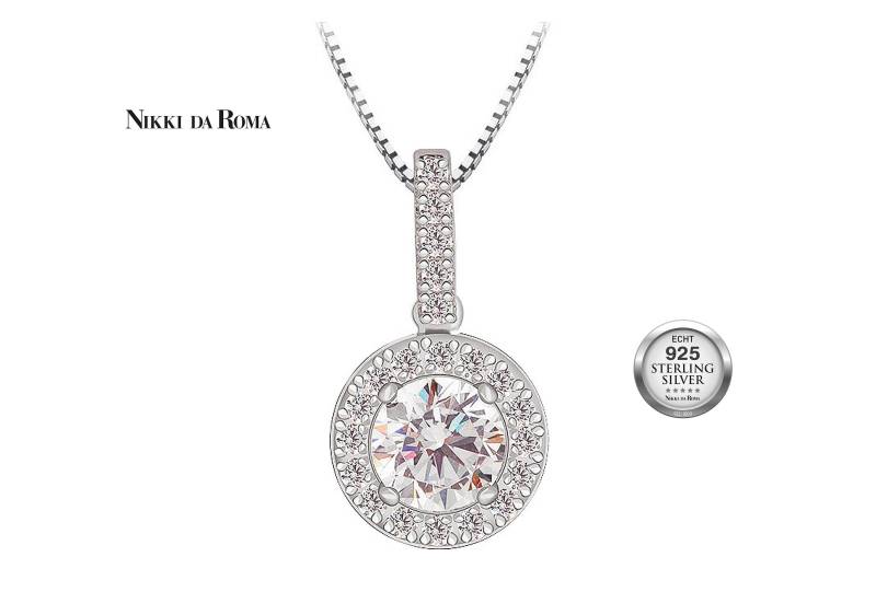 Halskette Mit Anhänger 100% Sterlingsilver Aaa Cubic Zirkonia. Mit Weißgold Plattiert. #1009 Sonderangebot Zu Kennenlernen Halskette Mit Anhänger 100% Sterlingsilver Aaa Cubic Zirkonia. Mit Weißgold Plattiert. #1009 Sonderangebot Zu Kennenlernen von josyArtmade
