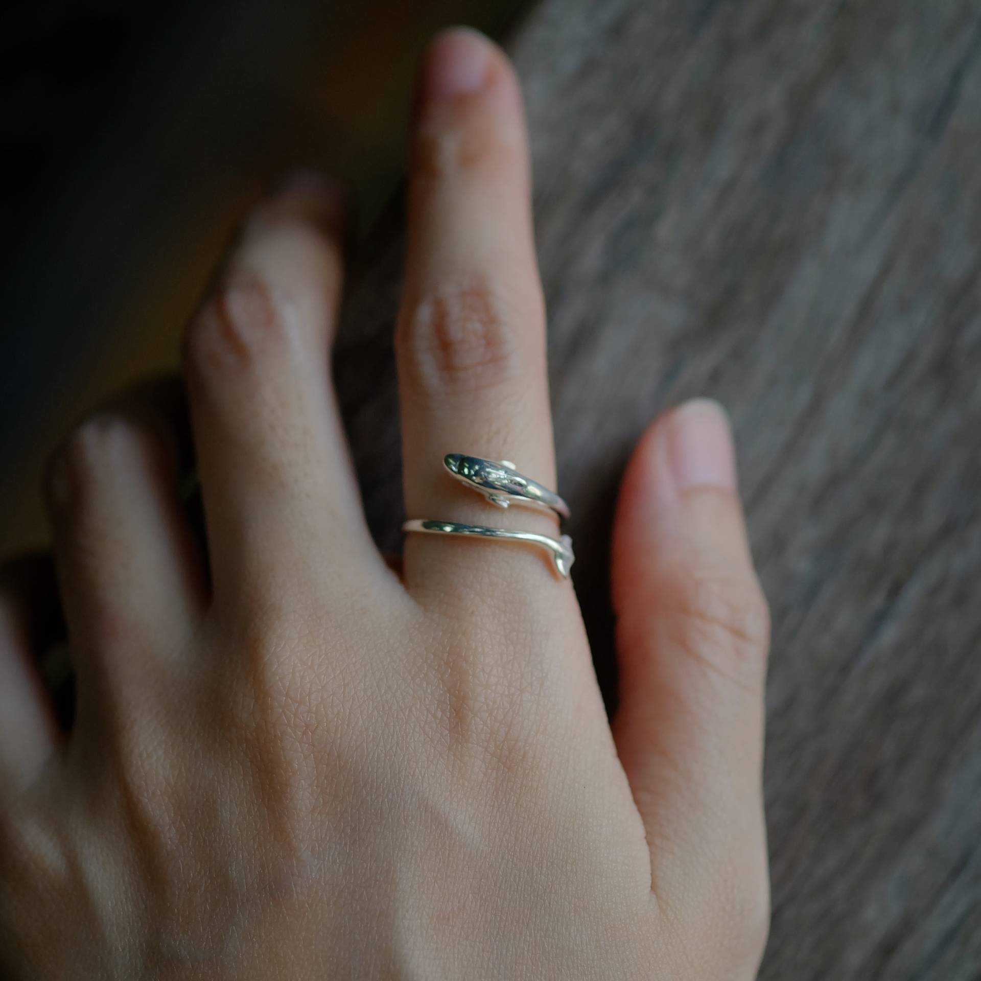 Sterling Silber Delfin Ring Verstellbar Strand Schmuck Sterling Silber Delfin Ring Verstellbar Strand Schmuck von JewelrybyPITK