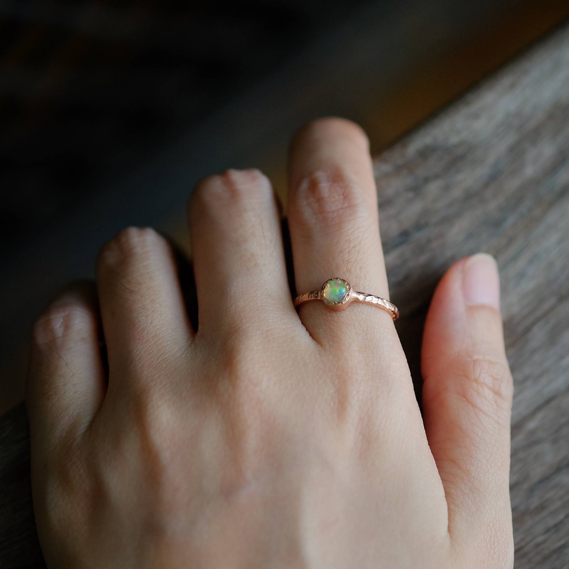 Echter Opalring Aus Silber, Roségold-Opalring, Versprechensring, Verlobungsring, Echter Opalring, Geschenk Oktober Geburtsstein, Opalschmuck Echter Opalring Aus Silber, Roségold-Opalring, Versprechensring, Verlobungsring, Echter Opalring, Geschenk Oktober Geburtsstein, Opalschmuck von JewelrybyPITK