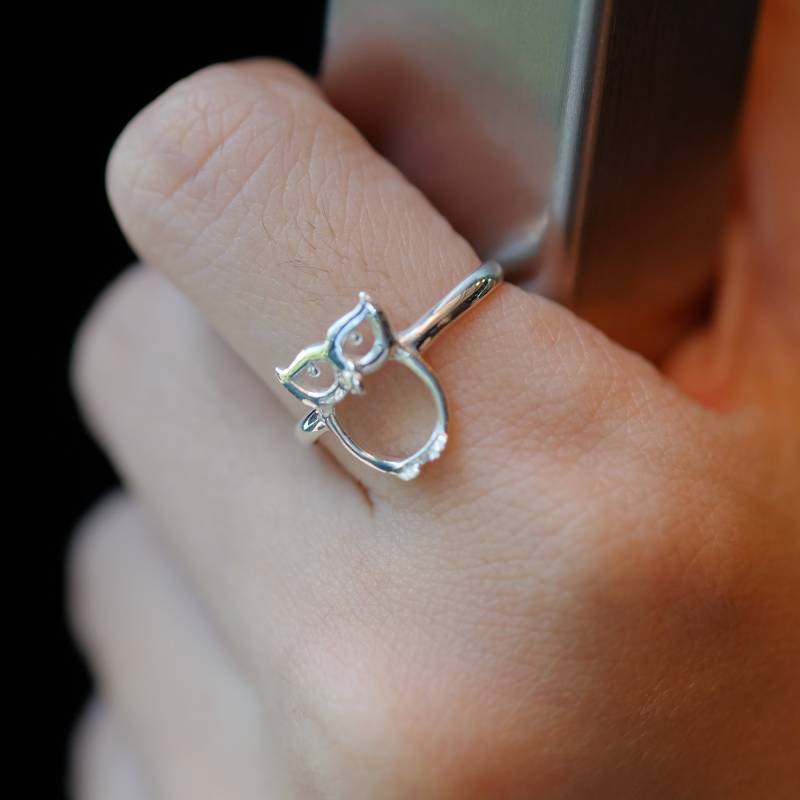 Eule Ring, Eulen Schmuck, Eulen Schmuck, Vogel Schmuck, Viel Glück Eule, Tier Schmuck Eule Ring, Eulen Schmuck, Eulen Schmuck, Vogel Schmuck, Viel Glück Eule, Tier Schmuck von JewelrybyPITK