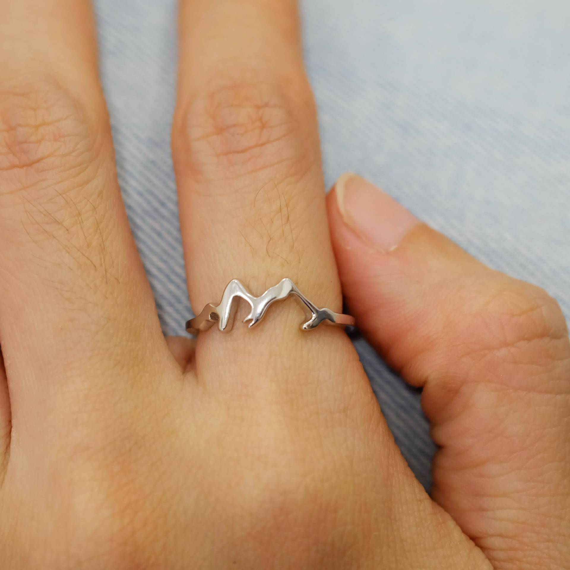 sterling Silber Gebirgskette Ring Reise Geschenk, Bergsteiger Liebhaber Geschenk von JewelrybyPITK