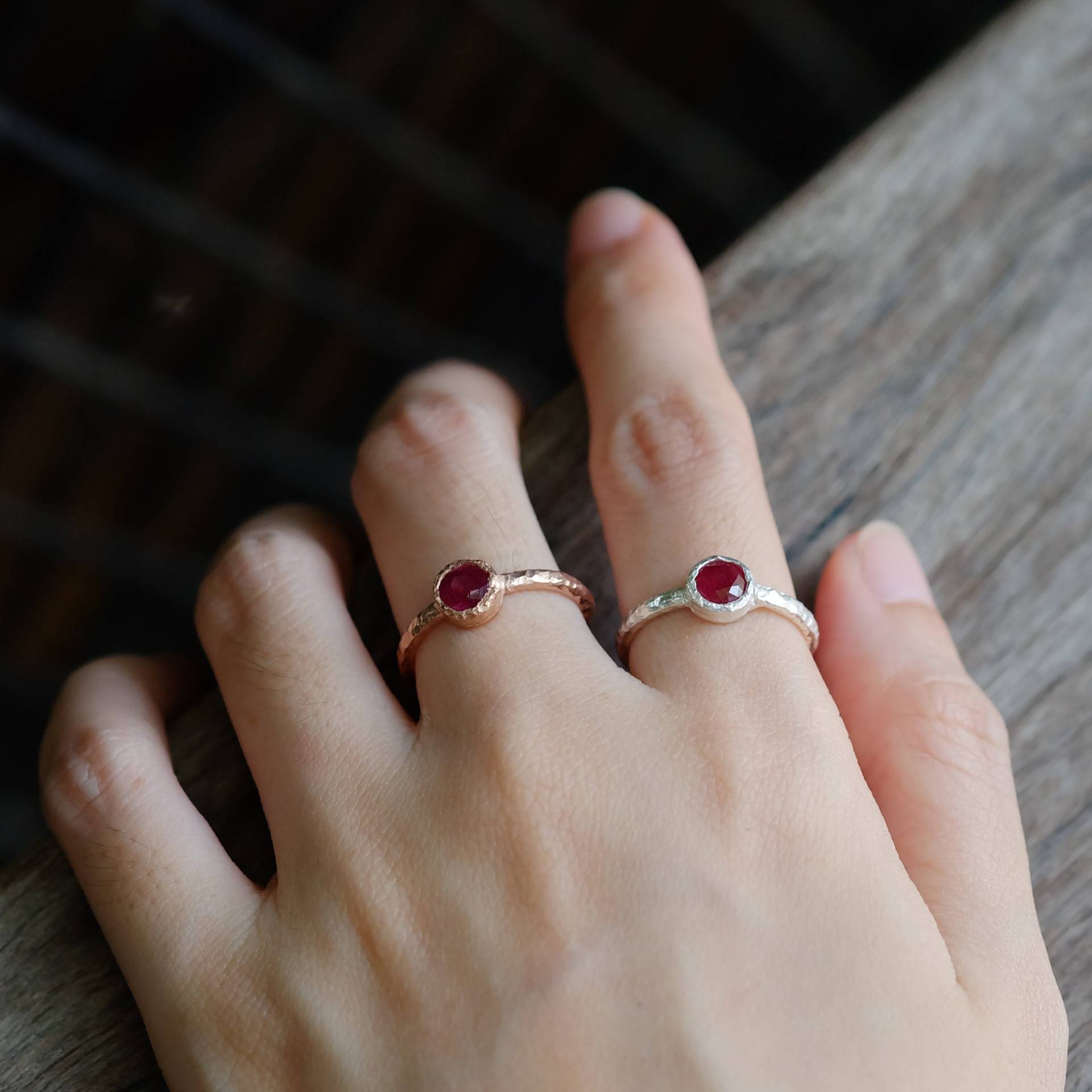 sterling Silber Rubin Ring Handgemachter Juli Geburtsstein sterling Silber Rubin Ring Handgemachter Juli Geburtsstein von JewelrybyPITK