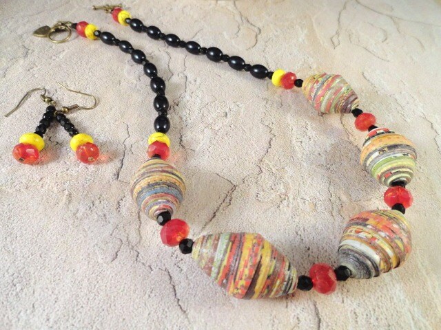 Scharf Und Würzig Papier Perlen Halskette Schmuck Schmuckset Sommer Aussage Handgefertigte Geburtstag Mütter Tag Geschenk Für Sie Scharf Und Würzig Papier Perlen Halskette Schmuck Schmuckset Sommer Aussage Handgefertigte Geburtstag Mütter Tag Geschenk Für Sie von JewelrybyPJ