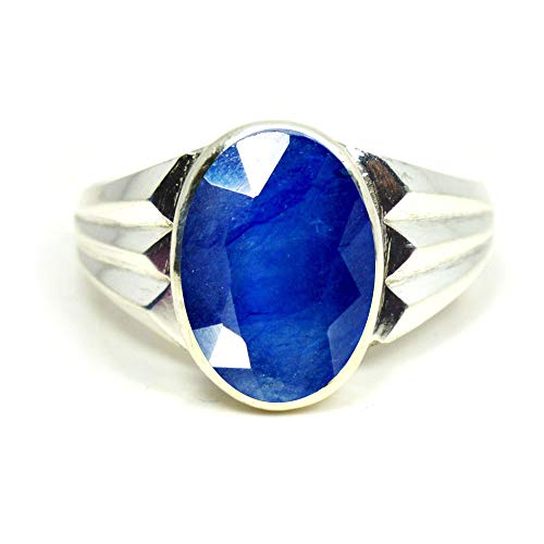 Jewelryonclick Damen Herren Unisex Kinder - Oval Blauer Saphir von Jewelryonclick