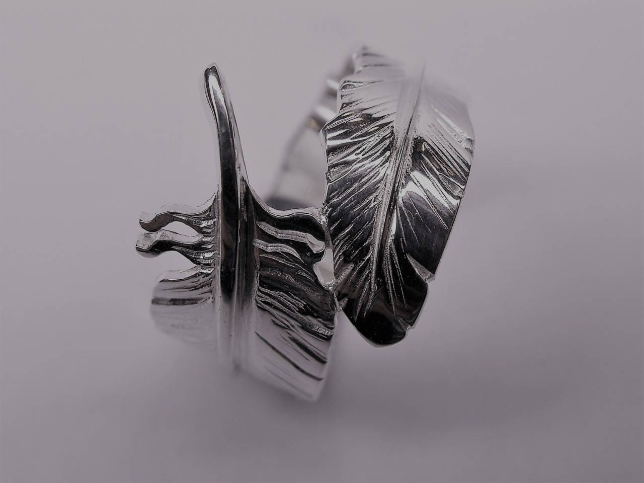 Ring Feder Silber Zart. Engel Südwestschmuck. Flügel Boho. Sterling Ohrringe Geschenk Boho Vogelring von Jewelrywax