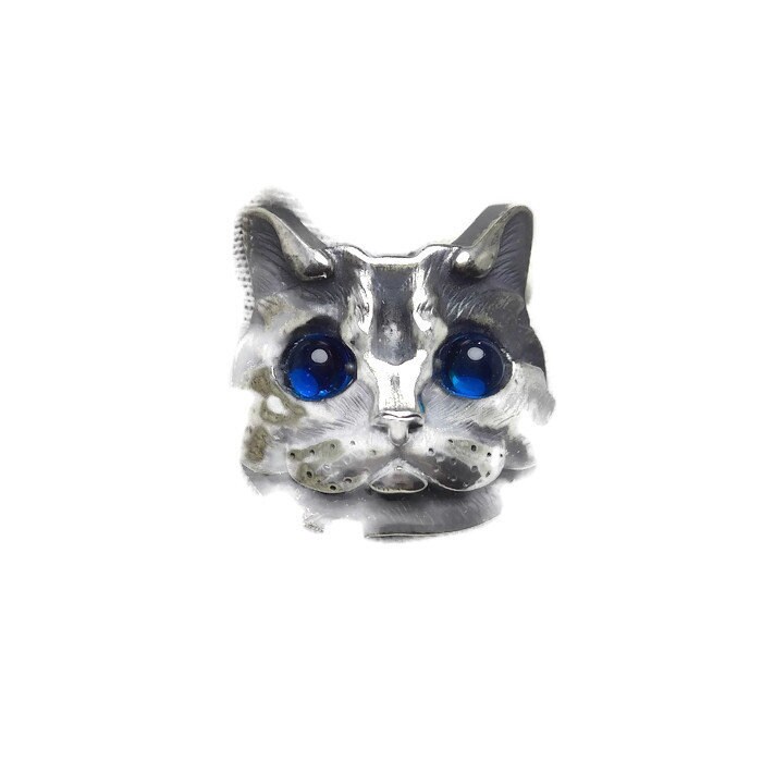 Silber Katzen Ring, Schmuck, Niedliches Kätzchen, Katzenschmuck von Jewelrywax