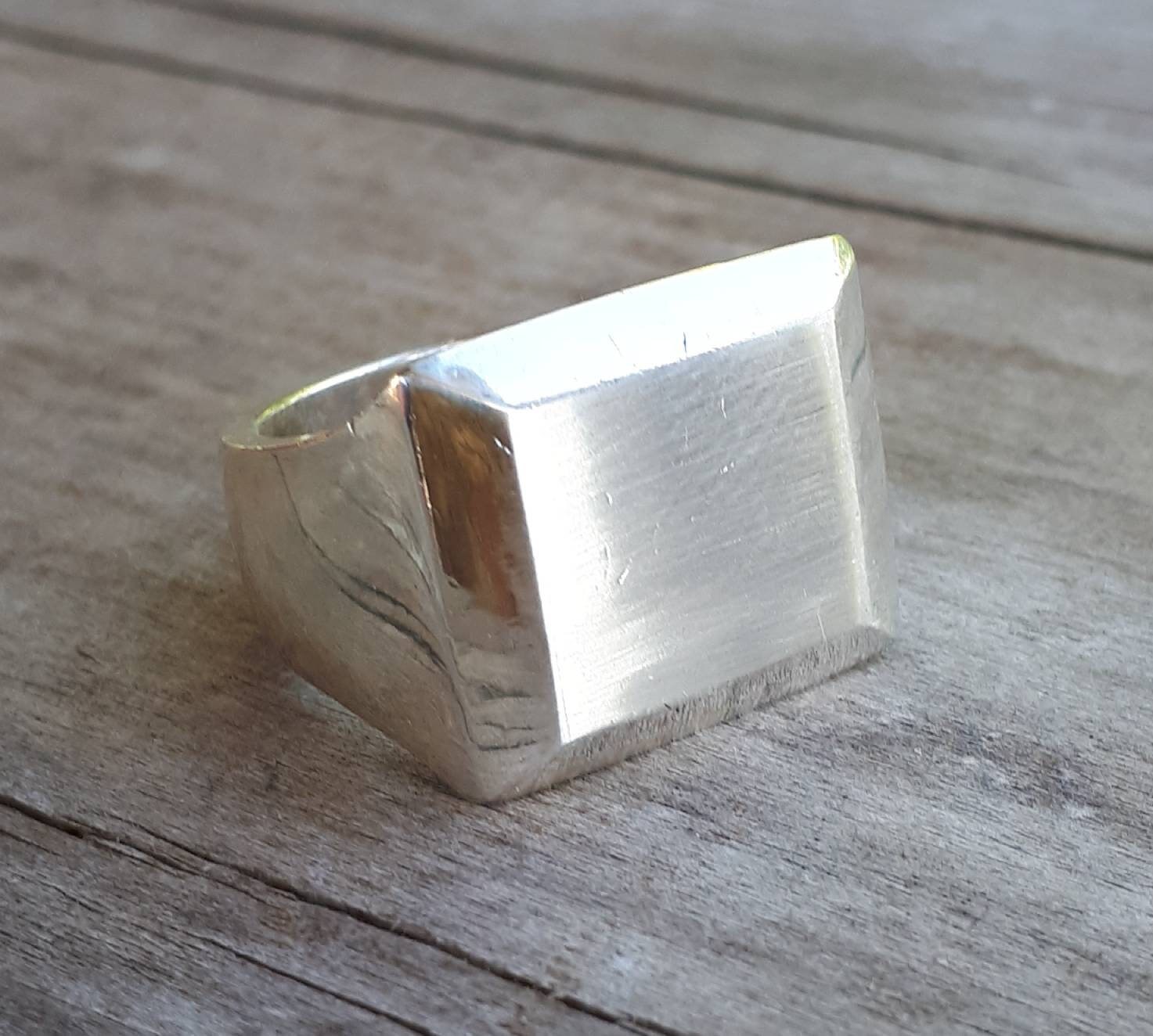 Siegelring, Siegelring, Viereck, Siegelring, Siegelring, Siegelring, Siegelring, Siegelring, Siegelring, Siegelring, Siegelring, Rechteck von JewelrywitAttitude