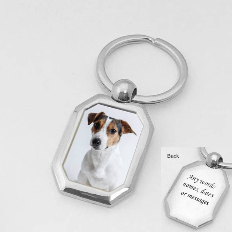 Foto Schlüsselanhänger Mit Beliebigem Und Gravur. Personalisierter Schlüsselring von Jewels4girls