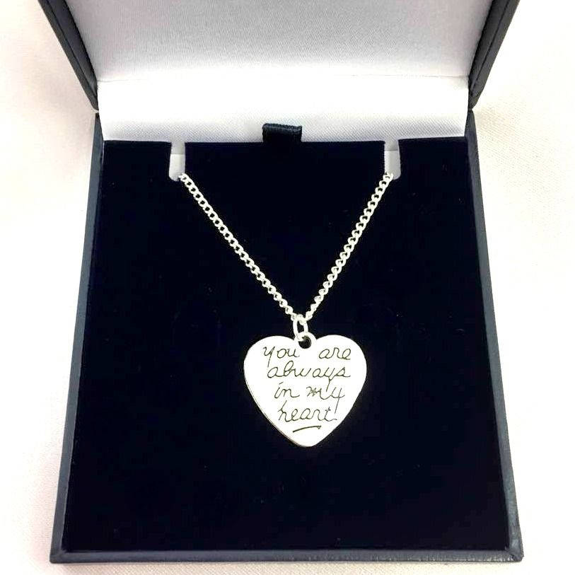 Immer in Meinem Herzen Halskette. Erinnerungsschmuck Oder Sympathiegeschenk von Jewels4girls