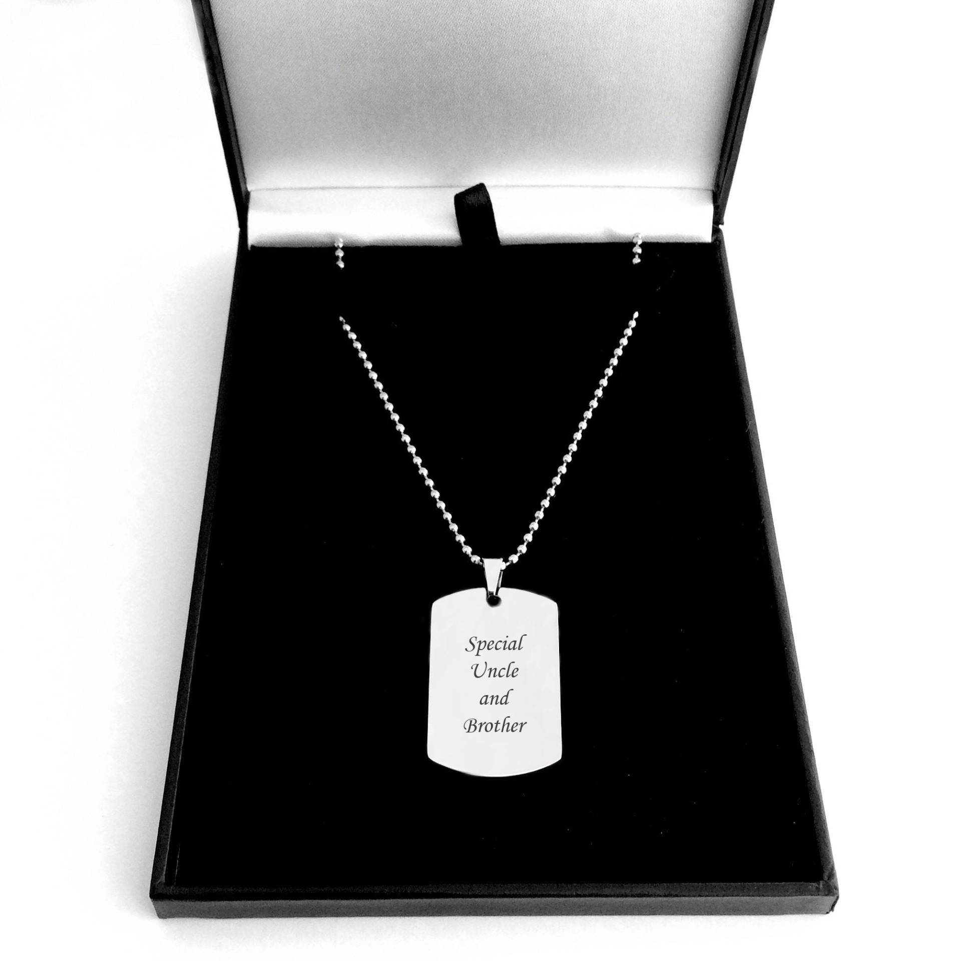 Personalisierte Hundemarke Mit Gravur, Größe Medium. Personalisierter Schmuck Für Männer. Edelstahl von Jewels4girls