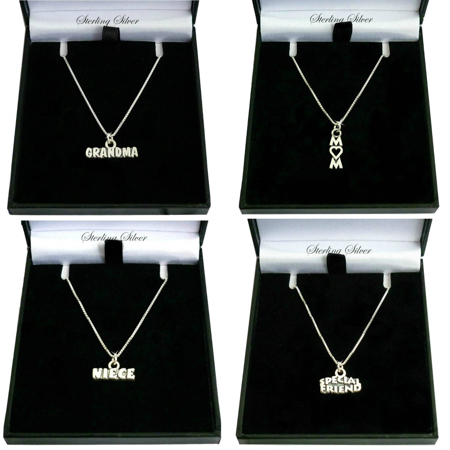 sterling Silber Halskette Für Oma, Mutter, Nichte Oder Speziellen Freund, Geschenk Boxed von Jewels4girls