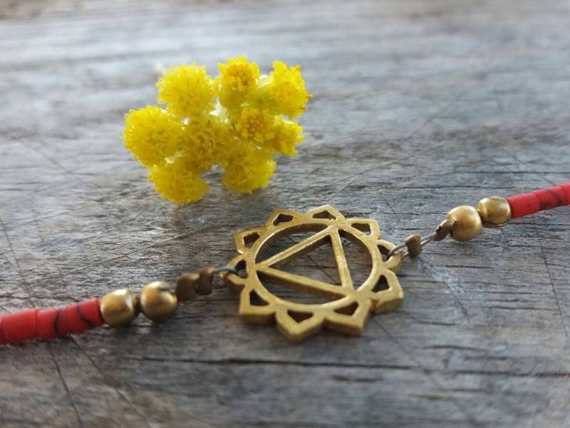 Brasalet-Chakra-Messing Brasalet-Chakra-Messing von JewelsChandra