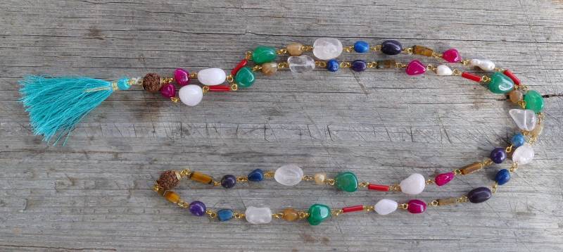 Halskette Mala Indien/Kragen Rosario Planetas Halskette Mala Indien/Kragen Rosario Planetas von JewelsChandra